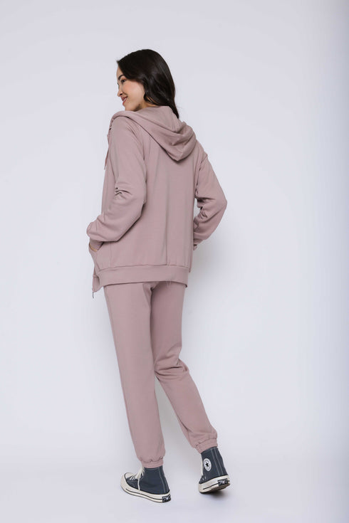 Tina-Luxe Fleece Oversized Zip Hoody